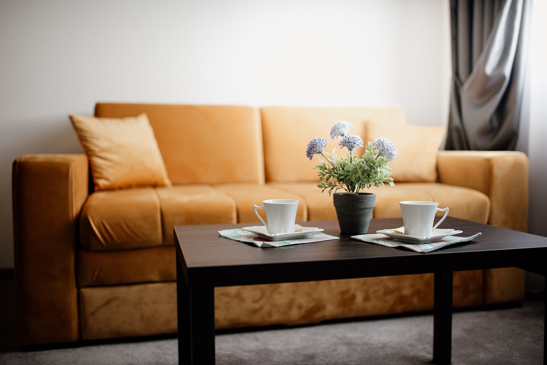 Cozy living room where energy savings improve everyday comfort